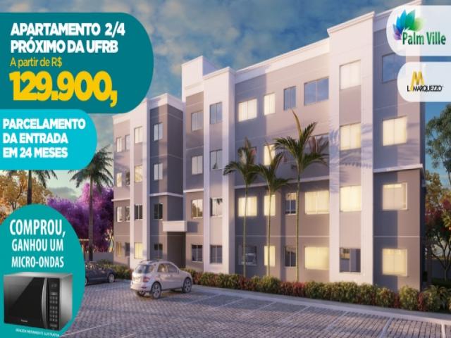 #100 - Apartamento para Venda em Cruz das Almas - BA