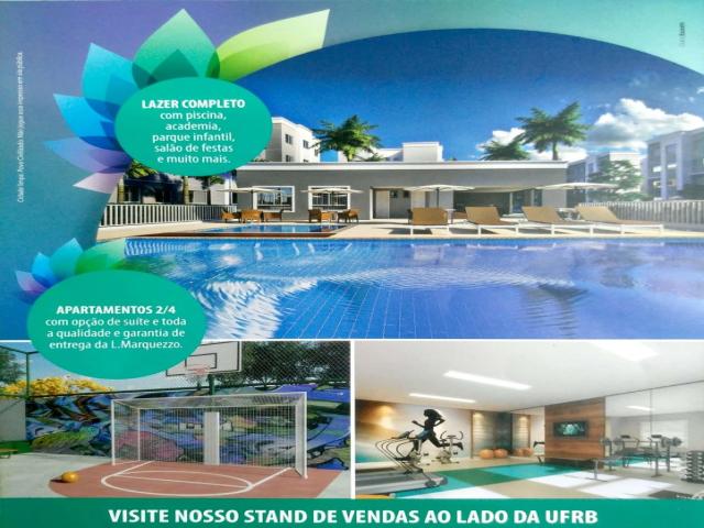 #100 - Apartamento para Venda em Cruz das Almas - BA